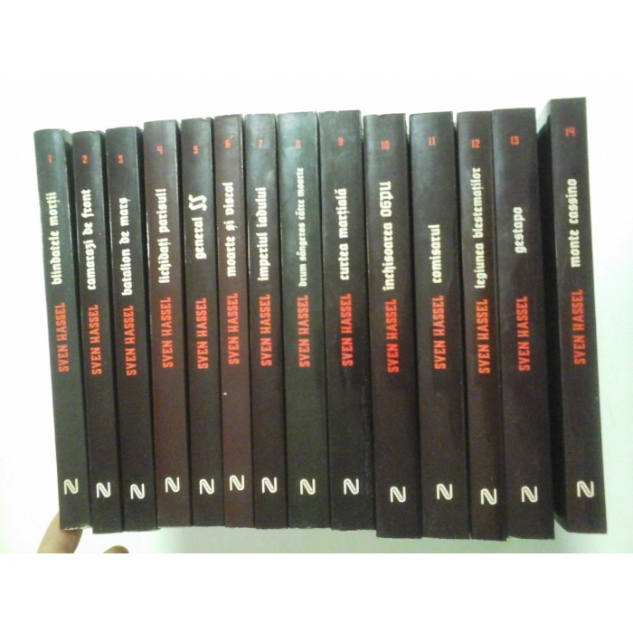 COLECTIE - SVEN HASSEL - 14 volume - Editura Nemira  2014 